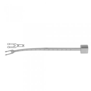 Obwegeser Septonasal Osteotome Graduated Stainless Steel, 18.5 cm - 7 1/4" Blade Width 4 mm